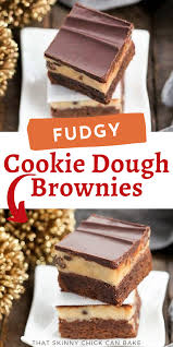 Chocolate Chip Cookie Dough Brownies Recipe Yummy Brownie Recipes Egg Free Chocolate Chip Cookies Dessert Recipes Easy