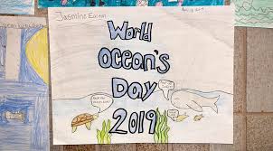 Organize a piece of temporary art! Navigator Magazine World Oceans Day 2019