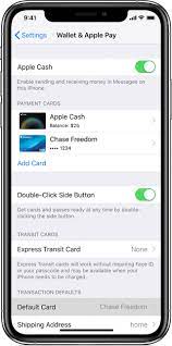An apple cash card is required. Manage The Cards That You Use With Apple Pay Apple Support