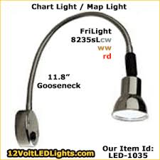 12 volt led chart lights for chart and map reading in boats