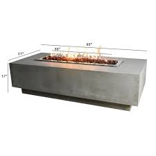 Elementi Granville Fire Pit Table In 2020 Fire Pit Table Rectangular Fire Pit Outdoor Fire Table