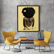 Black And White African American Wall Art Glow African American Wall Art Prints Black Girl Magic Etsy In 2020 African American Wall Art Scandinavian Wall Art Black Art Painting