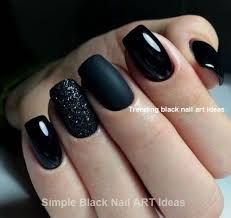 Cute Black Acrylic Nail Ideas 35 Fabulous Black Nail Designs For Ladies Page 4 Of 99 Stylish Nails Black Nail Designs Nails