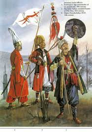 Yeniceri Sancagi Kurt Ejder Agizli Batrak Kos Kilic 1 Serdengecti Aga 18 Yy 2 Bayraktar Subayi 39 Orta 16 Yy 3 Besinci Askeri Savascilar Turkler