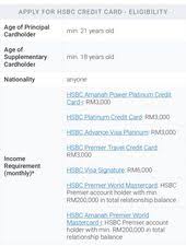 Cimb cash rebate platinum mastercard rebat tunai sehingga 12. Kelayakan Permohonan Kad Kredit Hsbc Platinum Credit Card Travel Credit Cards Hsbc