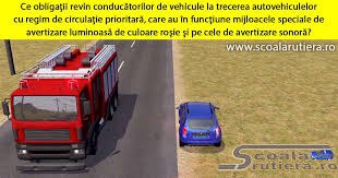 Chestionare Auto Ce Obligaţii Revin Conducătorilor De Vehicule La Trecerea Autovehiculelor Cu Regim De Circulaţie Prioritară Care Au In Funcţiune Mijloacele Speciale De Avertizare Luminoasă De Culoare Rosie Si Pe Cele De