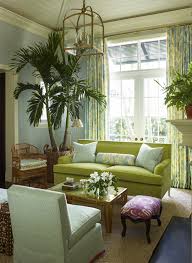 Ashley green sofa floral pattern for sale. Green Velvet Sofa Cottage Living Room Ashley Whittaker Design