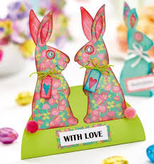 Cut a stripe of the fabric to create a border frame on your card. 18 Easter Card Ideas To Inspire You Blog Crafts Beautiful Magazine