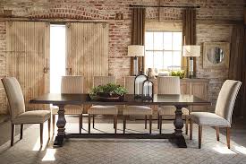 Choose the dining room table design that defines your family's style and character. Benchmade 108 Inch Harvest Rectangular Large Dining Table By Bassett