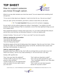 You're one of the biggest role models in my life. What To Say When Someone Has Cancer