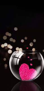 Pin By Jasna Krmec On Fond Ecran Iphone Noir Cute Love Wallpapers Heart Wallpaper Flower Phone Wallpaper