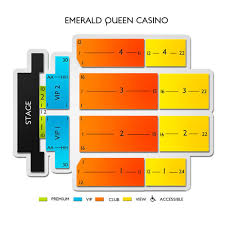 Emerald Queen Casino 2019 Seating Chart