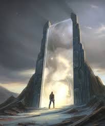  Artstation Gate Dmitriy Leonovich Pemandangan Khayalan Pemandangan Anime Fotografi Alam