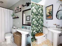 How long does it take to make a boho bathroom? One Room Challenge Modern Boho Bathroom Reveal Jessica Brigham