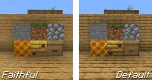 The faithful resource pack uses standard textures from minecraft, but with minor changes and an increase in resolution to 32×32 pixels. Faithful 1 15 2 Resource Pack 32x32 Original Faithful Series