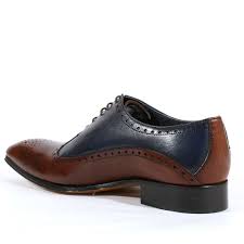 Duca Italian Mens Shoes Marrone Blue Leather Oxfords D1001 Italian Shoes For Men Leather Shoes Men Leather Oxfords