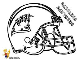 The football helmet is part of the protective equipment and is mainly used on the field during games. Saints Football Helmet Coloring Pages