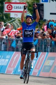 Mikel landa has been confirmed as team sky's lead rider for the giro d'italia, which gets under way on friday. Spanish Cyclist Mikel Landa Of Sky Team Celebrates As He Crosses The Finish Line Winning The 19th Stage Of 100th Giro D Italia Tou Giro D Italia Fietsen Italia