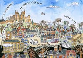The Quayside Newcastle Print Northumberland Artist Sarah Farooqi In 2020 Fine Art Giclee Prints Large Framed Prints Original Paintings