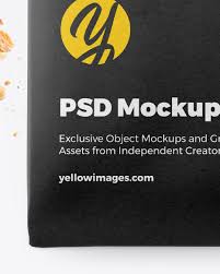 Paper Snack Pack Mockup In Packaging Mockups On Yellow Images Object Mockups