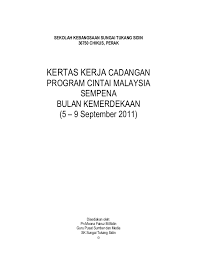 Pelbagai aktiviti dan pertandingan diadakan bagi membangkitkan semangat cintakan tanah air dalam kalangan warga sekolah. Kaligrafi Kemerdekaan Malaysia Cikimm Com