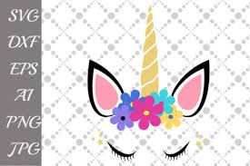 Download Unicorn Face Graphic By Prettydesignstudio Creative Fabrica PSD Mockup Templates
