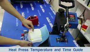 Heat Press Temperature Chart And Time Guide For Beginners