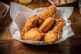 Fried chicken wings (6pc)