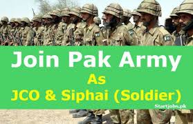 Join Pak Army As Junior Commissioned Officer Jco Soldier Jobs 2018 Online Registration Army Pakistan Army Paks