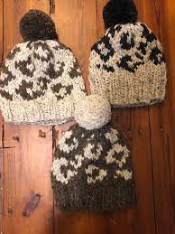 Knitting Pattern Animal Attraction Leopard Print Pompom Bulky Etsy In 2021 Knitting Knitted Hats Knitting Patterns