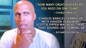 So just thinking about what would've happened had Micheal Jordan called  Charles Barkley & Hakeem Olajuwon and said hey guys the pistons are good  you guys want to come play with me?