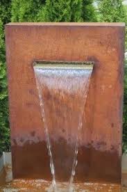 Wasserspiel Cortenstahl Edel Rost Wasserfall 30 Inkl Pumpe 1001000063 Gartenbrunnen Wasserspiel Garten Wasserspiele
