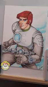 Cpt Flam Realise Aux Graphitmarkers Et Copics Format A4 Papier 200gr Kid Movies Cartoon Anime
