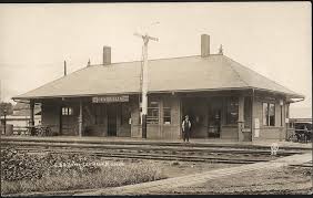 Chicago Alton Railroad Depot Centralia Missouri Ca 1910 Shs Of Mo Columbia Photo Collection 021534 Centralia Railroad Depot