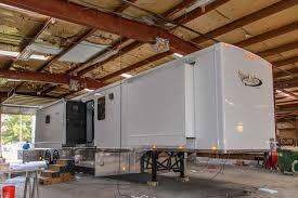 The camper then pivots on the camper instead of the fifth wheel. Space Craft Rv Factory Tour Custom 5th Wheels Made To Order Roads Less Traveled