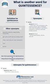 Synonyms For Quintessence Thesaurus Net