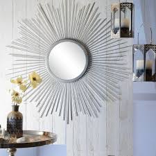 Mit Diesem Strahlenden Silbernen Spiegel Geht In Ihrem Bad Die Sonne Auf Spiegel Silber Spiegel Strahler