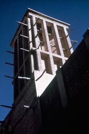 1974 Photograph Of Wind Tower Houses In Dubai Https Dome Mit Edu Handle 1721 3 37888 By Perry King Neubauer Dubai Houses Historical Architecture Tower House