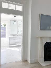 Explore colors in the kitchen 4. Bm Snowfall White Bathroom Painted In Bm Snowfall White Bmsnowfallwhite New England Homes Master Bedroom Colors Home
