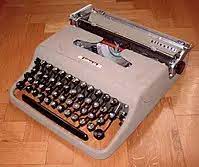 Zeitstrahl Schreibmaschine