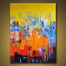 Special Commission Reserved For Senka Only Original Large Abstract Modern Art Oil Painting Palette Knife 40 X24 Michel Campeau Modern Art Abstract Art Art Painting Oil