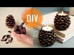 Yilbasi Hediyesi Yilbasi Dekoru Kendin Yap Kozalak Mumluk Yapimi Youtube Christmas Decorations Christmas Crafts Crafts