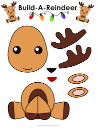 Easy Printable Reindeer Craft For Kids To Make Simple Mom Project Preschool Crafts Preschool Christmas Christmas Crafts For Kids