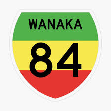 State Highway 84 Wanaka In Rasta Colours Transparent Sticker By Kiwidom Rasta Colors Wanaka Colours