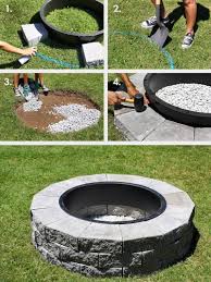Tie a string to the stake that extends out 18 inches. 12 Easy And Cheap Diy Outdoor Fire Pit Ideas The Handy Mano