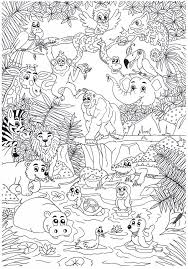 Kleurplaat dieren moeilijk divers kleurplaatte gratiskleurplaatme. Schattige Dieren Kleurplaten Moeilijk Coloring And Drawing