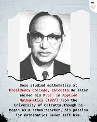 Celebrating Raj Chandra Bose: The genius who wove math and statistics into  brilliance. #MathLegend #math #rajchandrabose #genious #legend  #indianlegend #kolkata #story #lifestory #byolacademy #stem #statistics  #internet #satelite #digital #usa