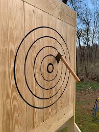 What is the best wood for axe throwing targets? Axes Did Better Today In The New Target Wetting Repeatedly Helped Axethrowing