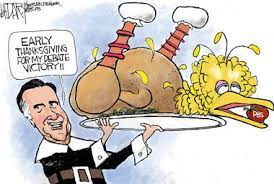 Turkey is so firmly connected in our national consciousness with thanksgiving dinner that, as the holiday rolls around each year, we take for granted that a big, bronzed gobbler will be front and center of the table. Early Thanksgiving Dinner Fired Big Bird Mitt Romney Hates Big Bird Know Your Meme