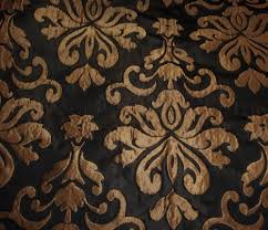 Black And Gold Fabric Upholstery Gold Metallic Woven Damask Black Background Upholstery Drapery Fabric Per Yard Drapery Fabric Upholstry Fabric Damask Decor